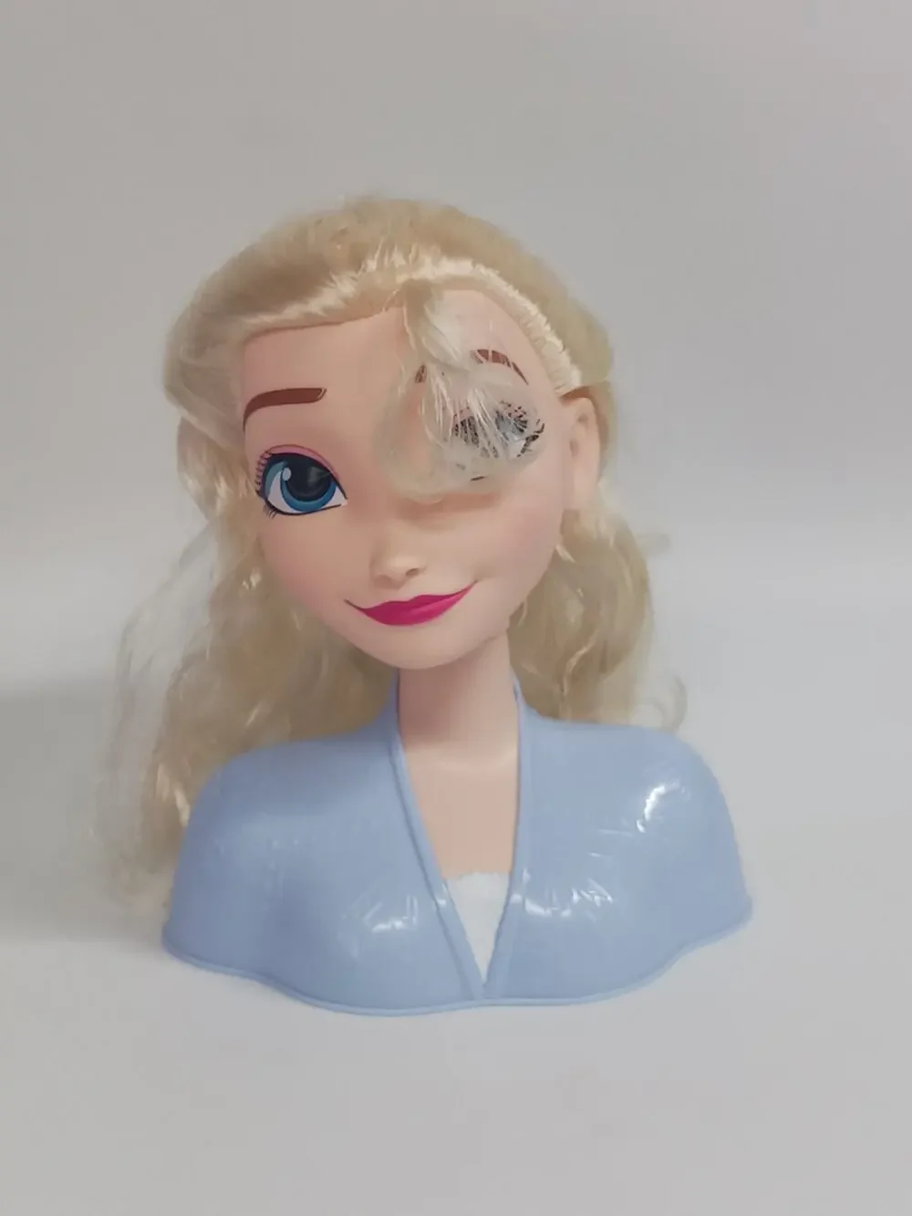 Disney Frozen Elsa Styling Head & Blonde Hair (No Accessories) 8